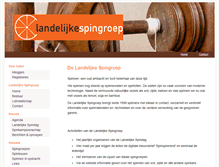 Tablet Screenshot of landelijkespingroep.nl